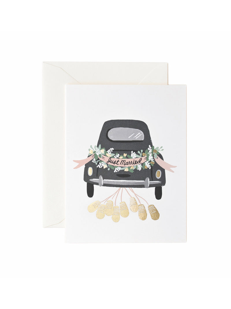 Rifle Paper Co Just Married car card
