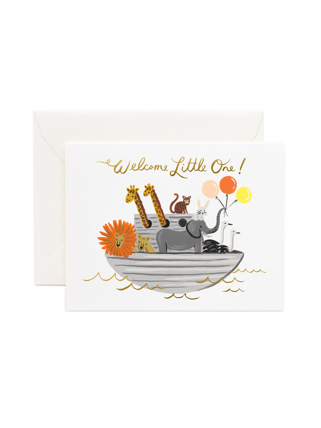 Noah's Ark new baby card from Rifle Paper Co | Papermash UK
