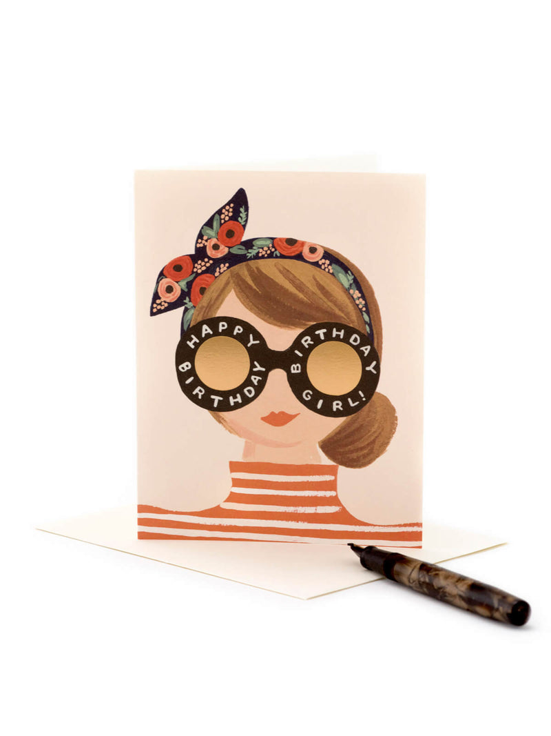 Rifle Paper Co birthday girl card