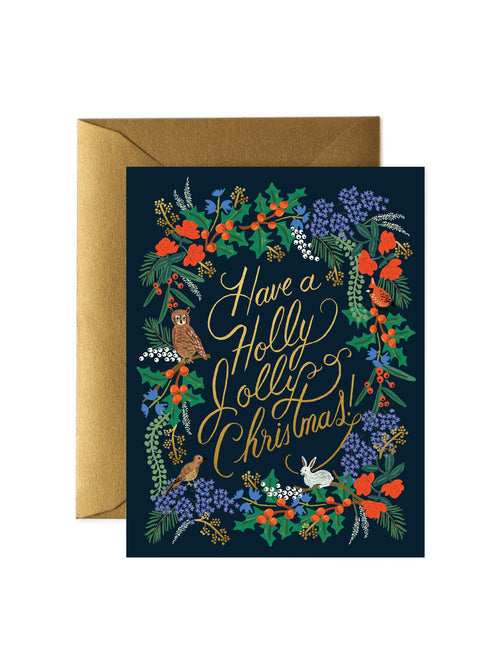 Rifle Paper Co Have a Holly Jolly Christmas card