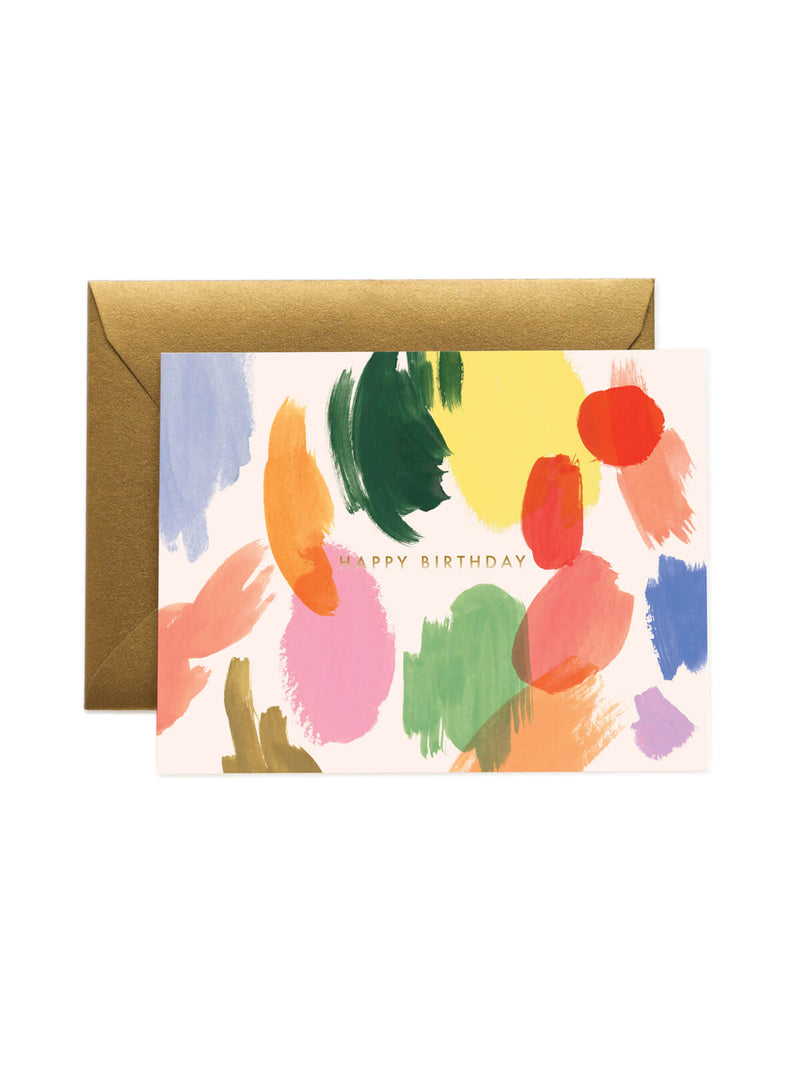 Rifle Paper Co palette birthday card