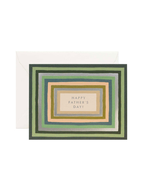 Rifle Paper Co striped Fathers Day card
