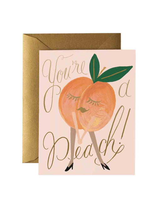 Rifle Paper Co you're a peach card