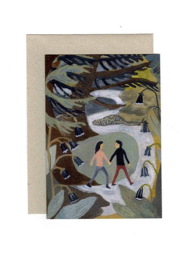 Walk in the woods card