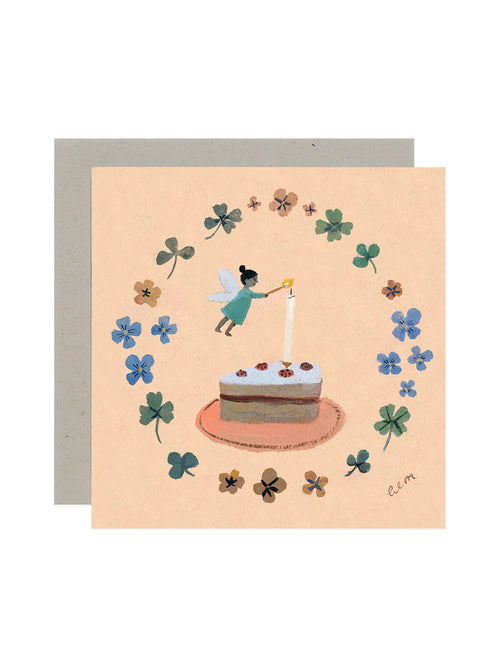 fairy cake birthday card