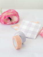 gingham washi tape tags